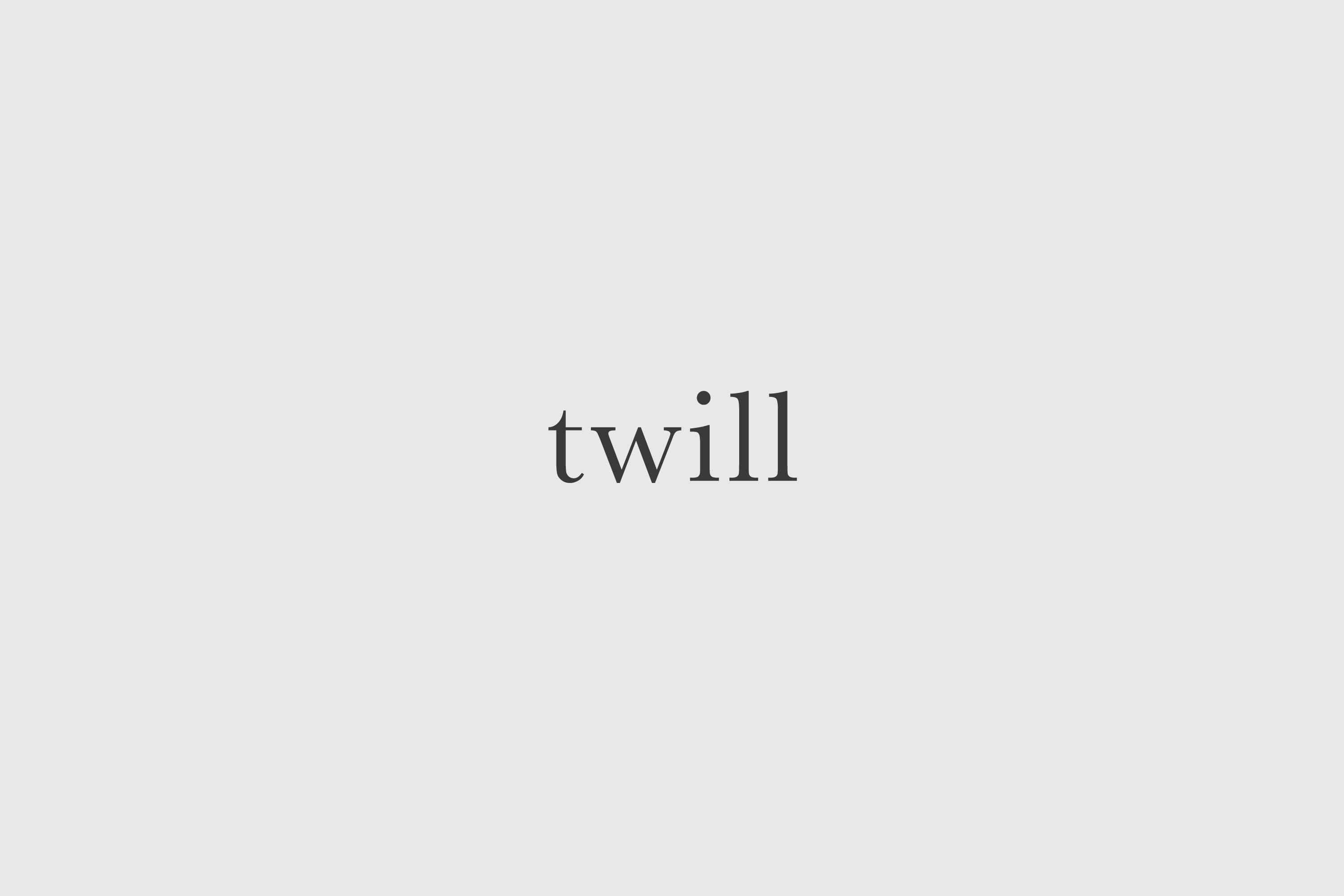 twill logo design